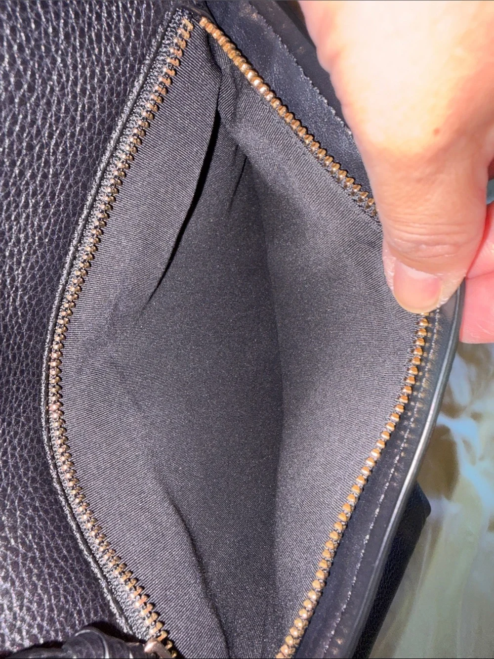 Coach Marlon hobo black leather f79994